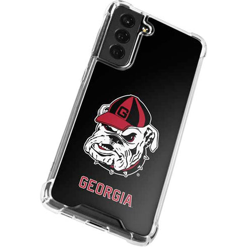University of Georgia Bulldogs Mascot Galaxy S21 FE Clear Case